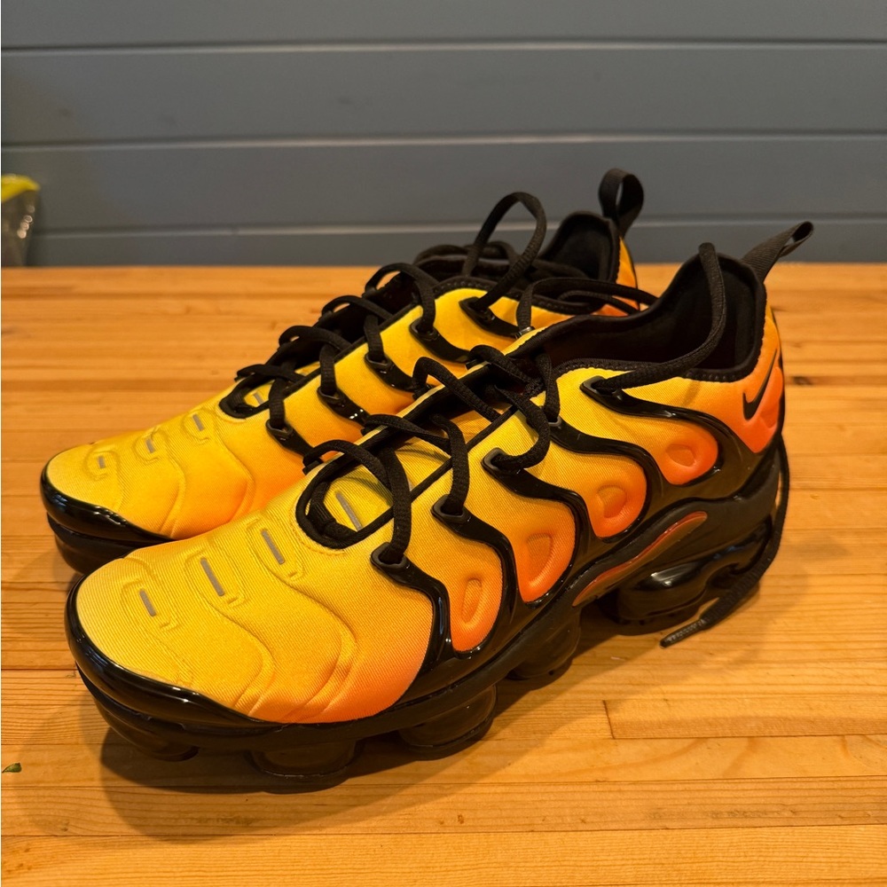 Nike Air Max Plus TN Black and Yellow Sneakers